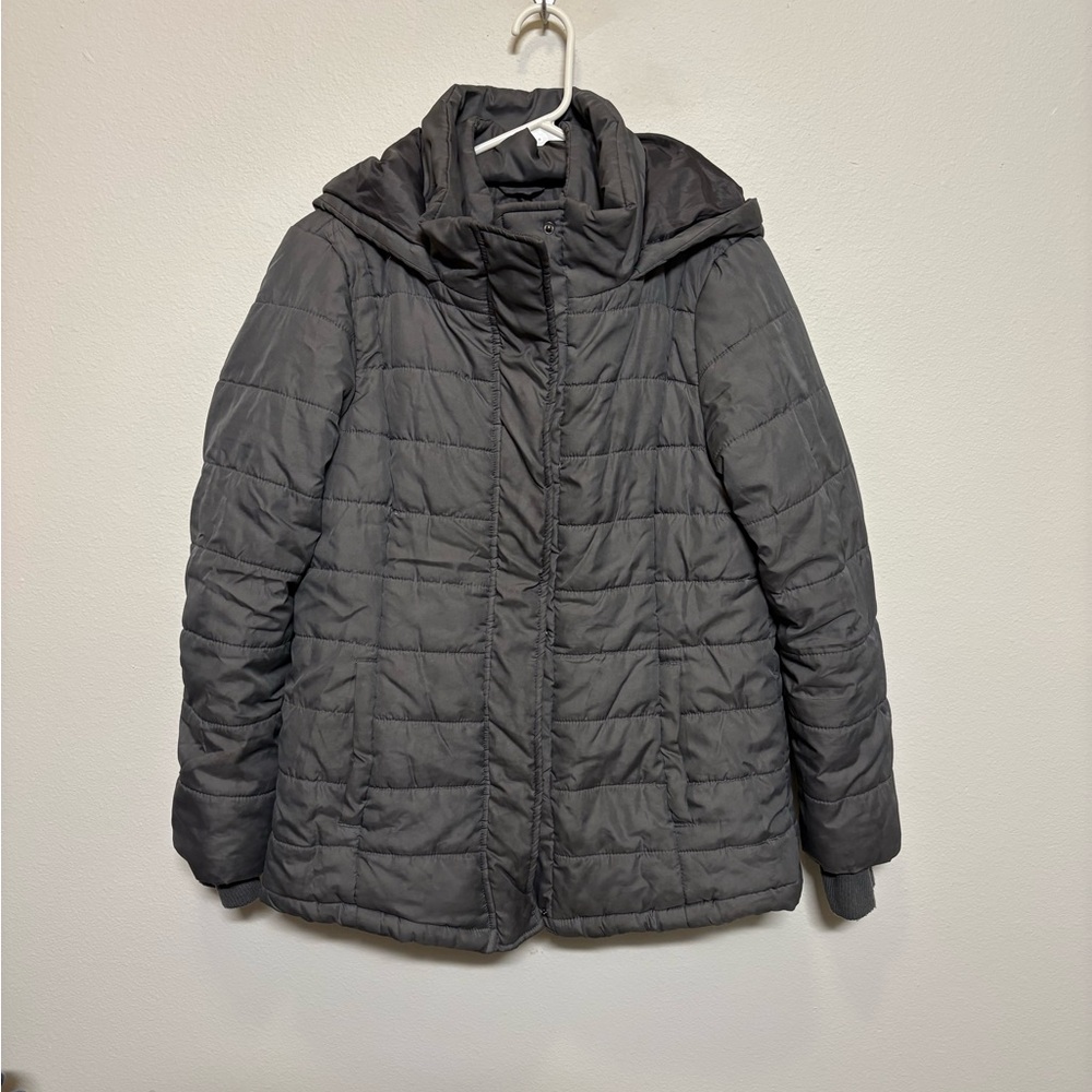 Rampage Women's Charcoal Puffer Jacket